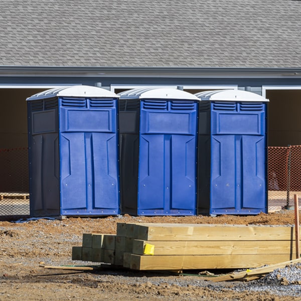 how can i report damages or issues with the porta potties during my rental period in Highland NY